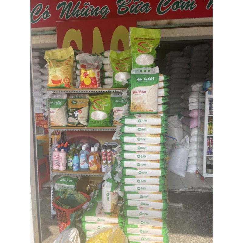 Gạo Lài Thần Tài  (Gạo Thơm Cao Cấp Loại 1 Bao 10ky)