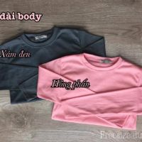 Áo thun gân tay dài giá rẻ, áo thun gân tay dài tôn dáng -RUBY CLOTHING A03