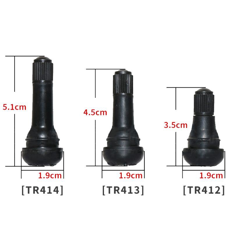 Bộ 100 van cao su Tr414 / 413 / 412 thay thế