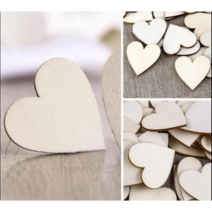 Set 10 Miếng gỗ DIY trang trí decor phòng, cửa hàng (Hình tròn, Trái tim, Ngôi sao tùy chọn)