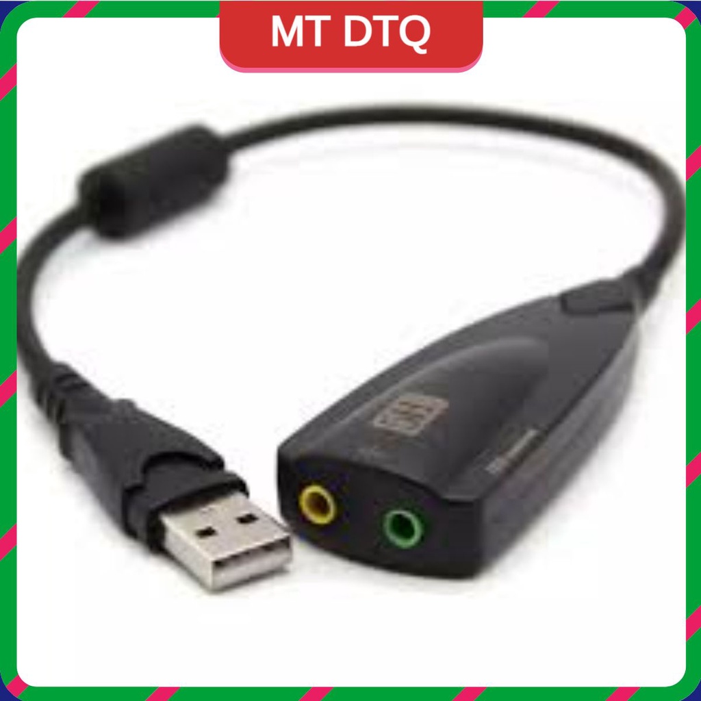 Usb ra suond 5h 7.1, chuyển đổi từ cổng USB ra cổng âm thanh 3.5 cho ...