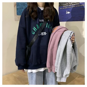 Áo Hoodie Nữ Nam họa tiết in chữ CHAMPIONS áo nỉ thu đông