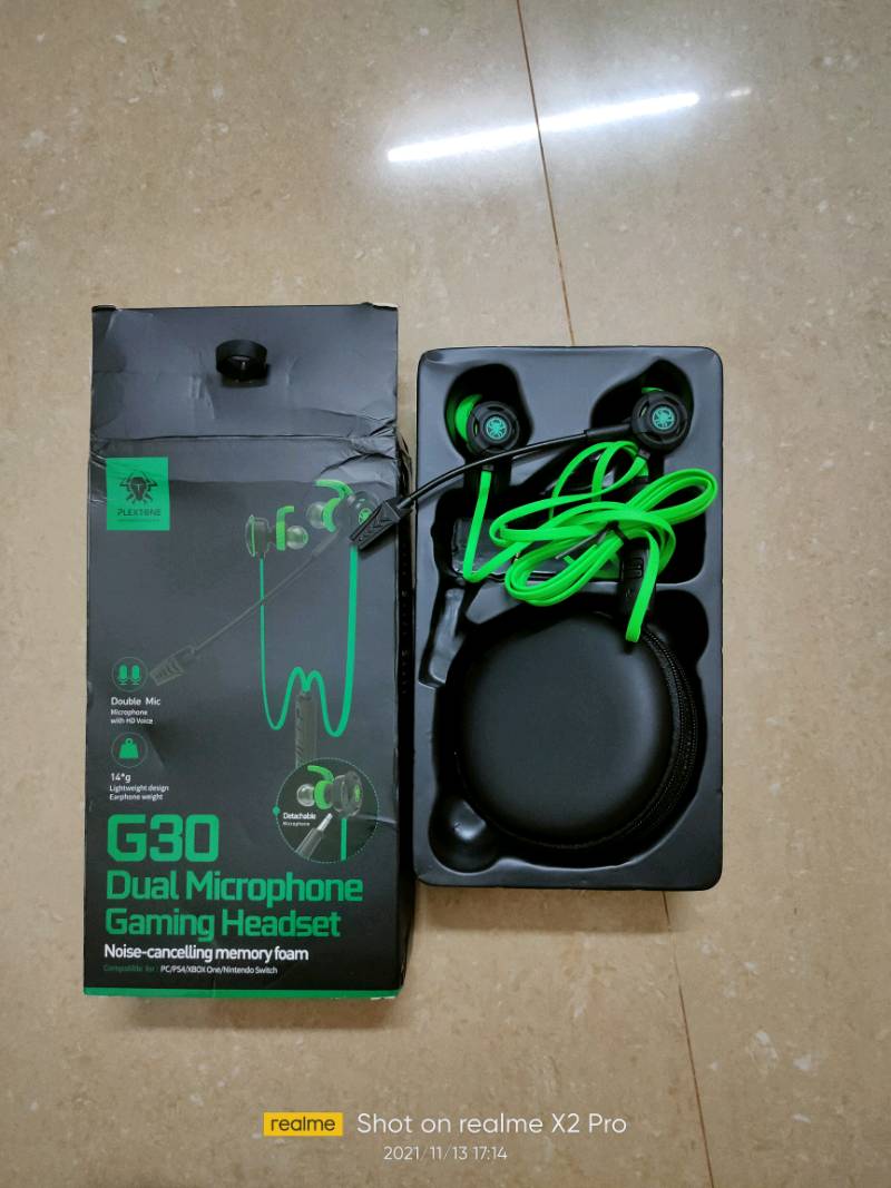 Plextone G30 tai nghe trong tai gaming