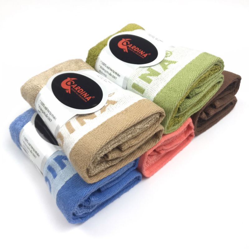 Khăn mặt sợi tre Cardina -Siêu sạch-  Siêu mềm - Siêu thấm nước