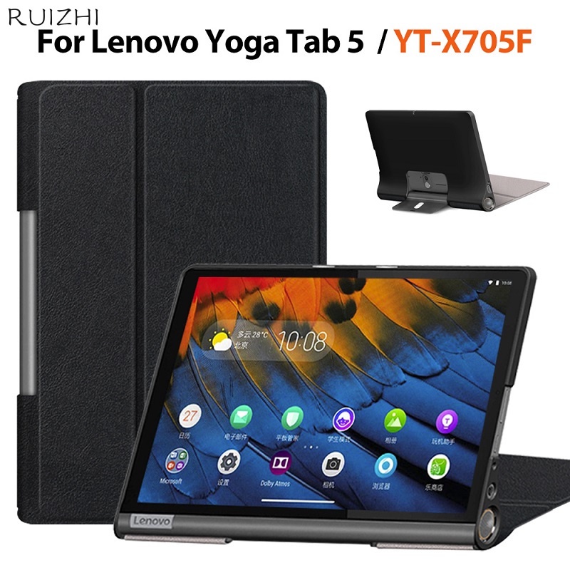 Schutzhülle Für Lenovo Yoga Tab 5 (10,1 Zoll) – Ultradünne Silikonhülle, Marineblau, Kinderfreundlich
