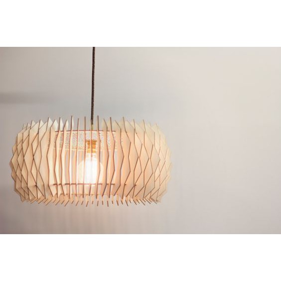 Đèn Gỗ DIY 040 thả trần decor trang trí