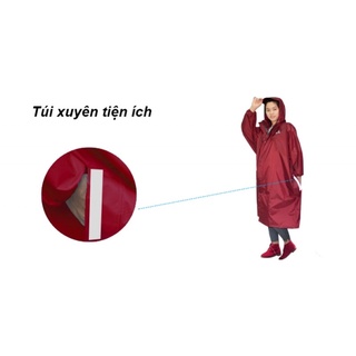 Áo Mưa 1 Người Dây Kéo, RANDO Chính Hãng, Bít Sườn Che Kín Toàn Thân, Tiện Dụng, Bền Bỉ Không Thấm Nước