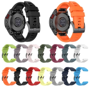 Dây Đeo Thay Thế Chất Liệu Silicon Phối Khóa Kim Loại Thời Trang Cho Garmin Fenix 7 7s 7x 20/22/26mm