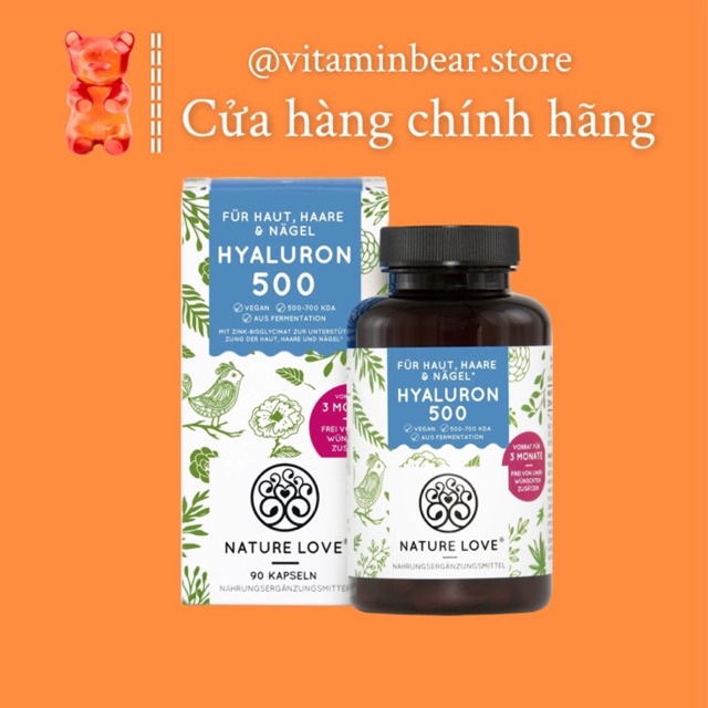 VIÊN HYALURON 500 NATURE LOVE Shopee