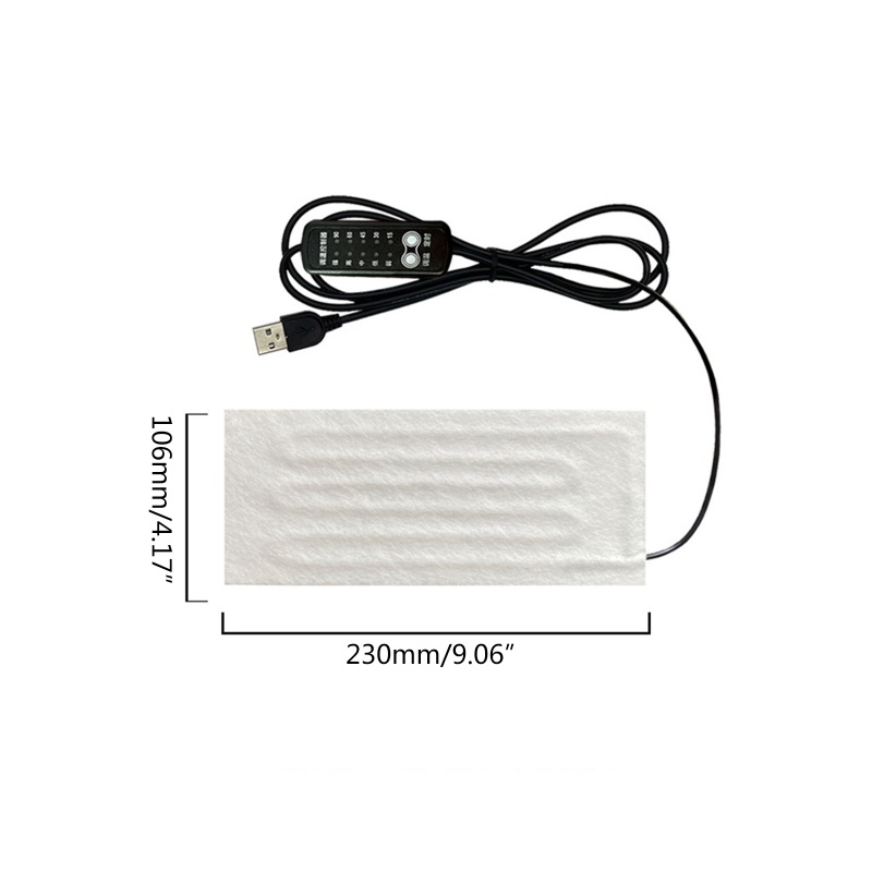 Tấm Phim Sưởi Ấm USB Cho Vùng Cổ / Thắt Lưng / Bụng