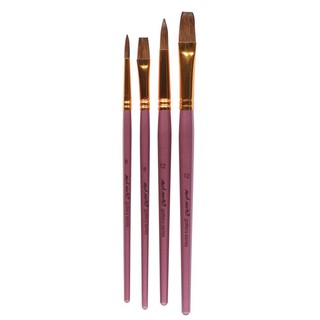 Cọ vẽ màu nước Mont Marte mẫu 1 bộ 4 cọ - COLORMATE