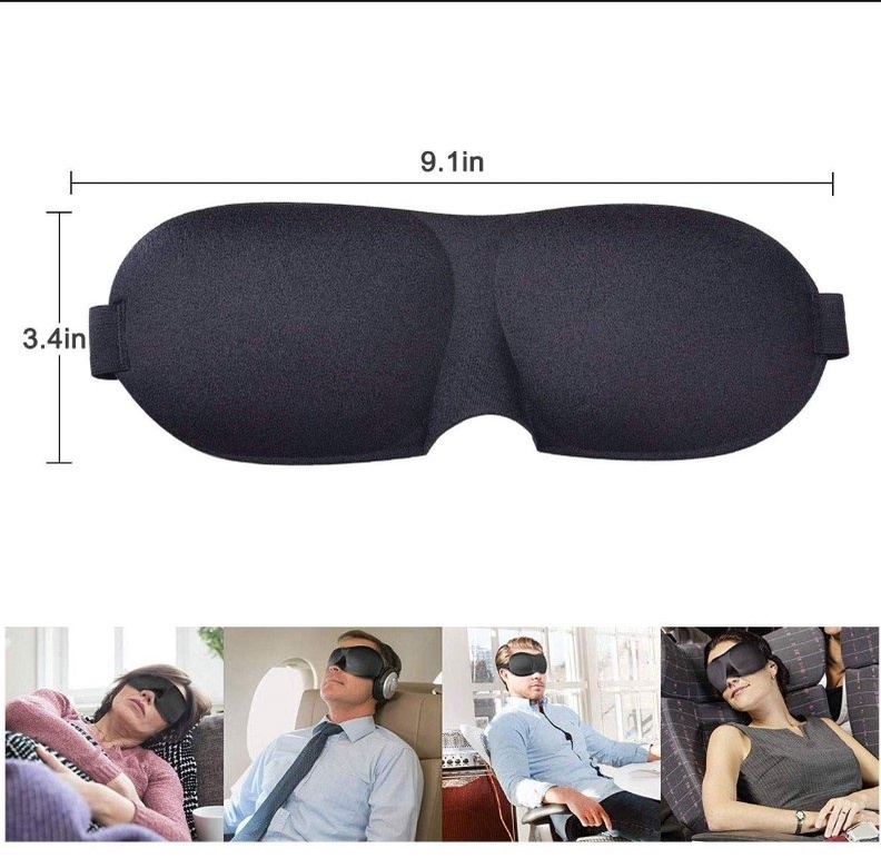 Mô tả Che Mắt Ngủ - Taky, Tiện Dụng Ngủ Trưa Văn Phòng, Ngủ Trên Xe Ô tô, Máy Bay, Thoáng Khí, Mềm Mại Cho Giấc Ngủ Ngon. 5130 - 1