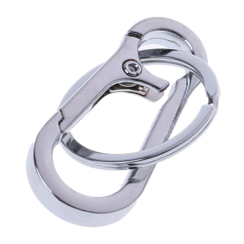 Giữ Carabiner bằng thép không gỉ hình bầu Khóa ngoài trời treo thắt lưng kẹp
