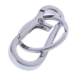 COLO Carabiner Thép không gỉ Bầu Khóa Carabiner Móc Khóa Thắt Lưng Kẹp Chống Mất Khóa Treo Móc Khóa Trang Bị