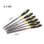 NOTE1 Gỗ Rasp Tập Tin Bộ Dụng Cụ Chế Biến Gỗ SquareHalf-Round Tập Tin Kim Mini Kim Loại Rasp Cho 6 Chiếc