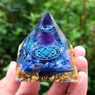 [GỬI nhanh] Đồ trang trí Kim Tự Tháp Orgonite Bằng Pha Lê Tự Nhiên Chữa Bệnh Năng Lượng Orgone [CrazyMallueb.vn]