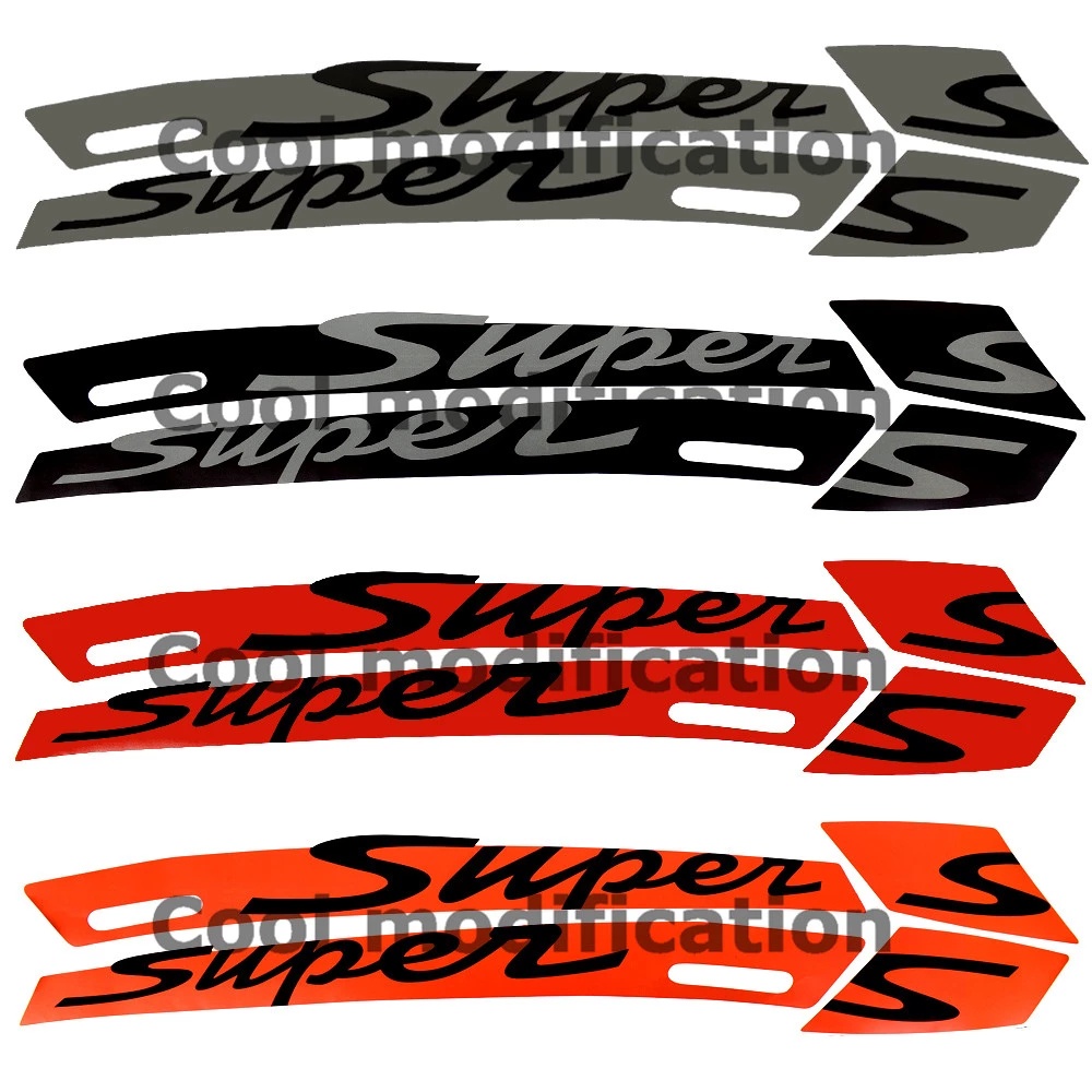 Thân Xe Máy "Siêu" Dán Dành Cho Xe Vespa GTS 300 GTS300 Siêu Thể Thao Bên Bộ Ốp Lưng Đồ Họa Decal Chống Thấm Nước Sửa Đổi Miếng Dán