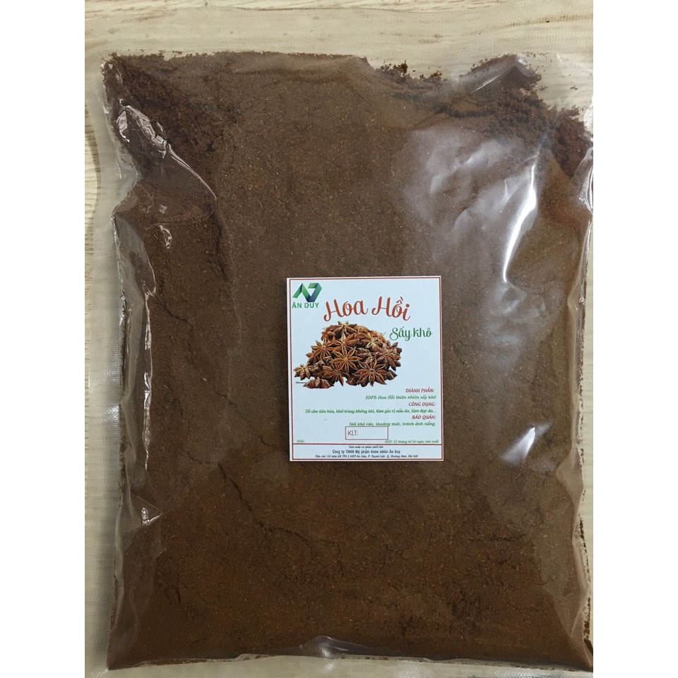 BỘT HOA HỔI NGUYÊN CHẤT 500G