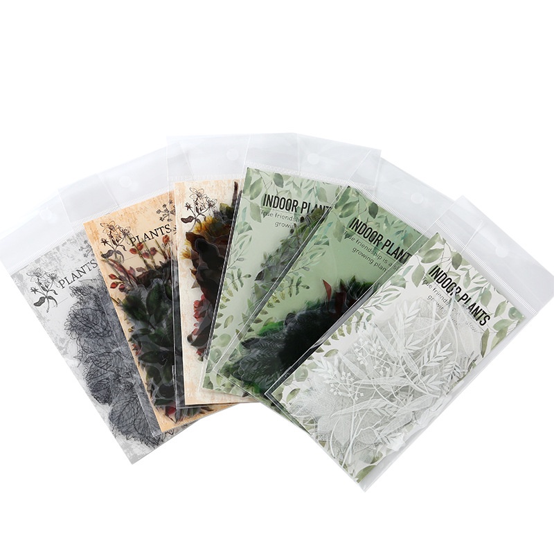 Sticker trong suốt vintage dán set 40 nhãn dán retro HD27-K72 DIY Crafts, Scrapbook, Bullet Journal, Diary, Planner