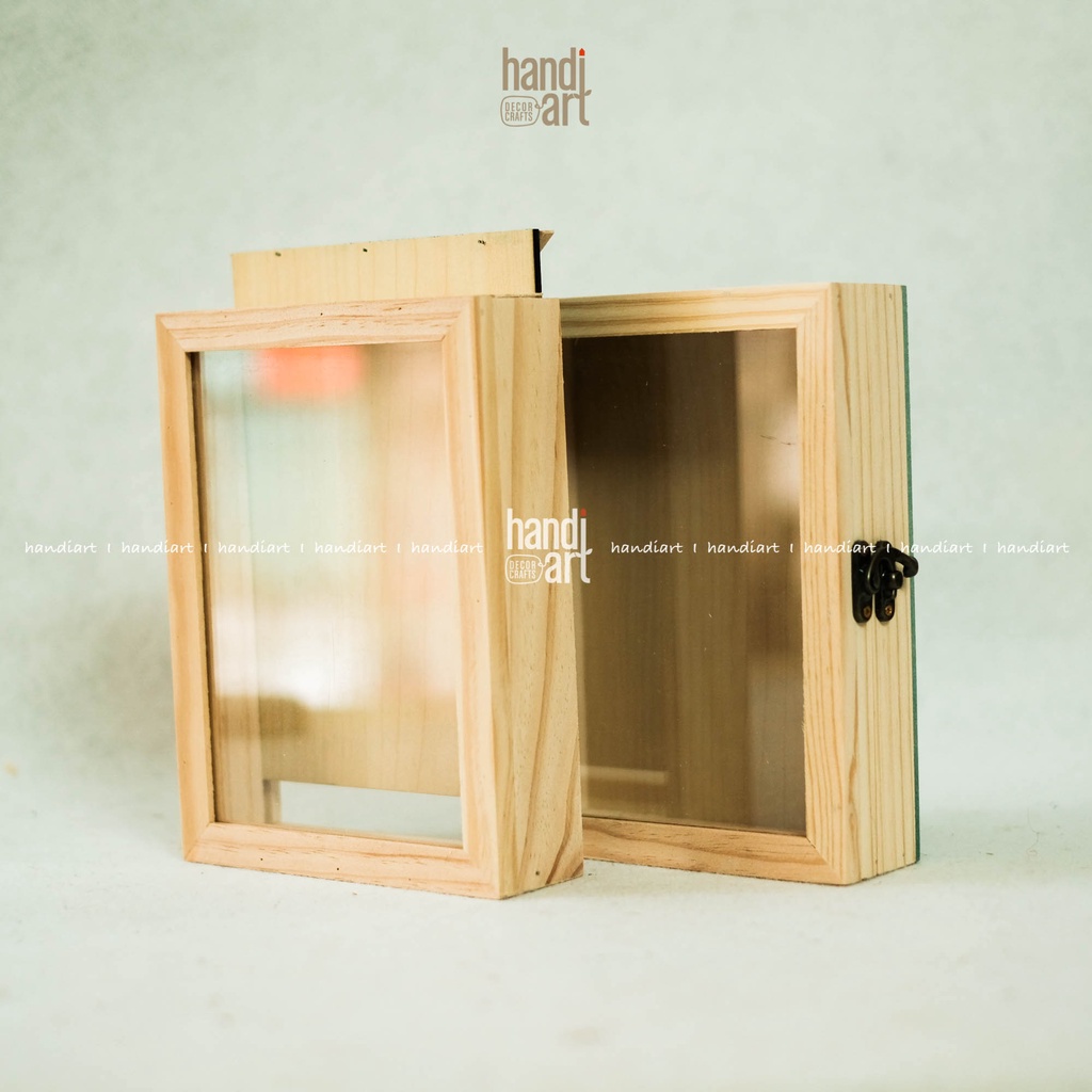 Khung hộp gỗ trang trí, khung tranh hộp 3D (20x15cm/A5) | Shopee ...