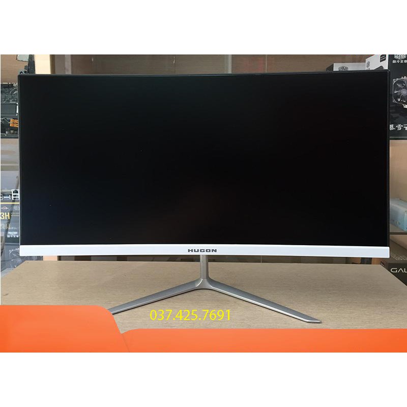 Màn Hình Máy Tính 24inch 75Hz Cong Full Viền New HUGON Q24 | Shopee ...