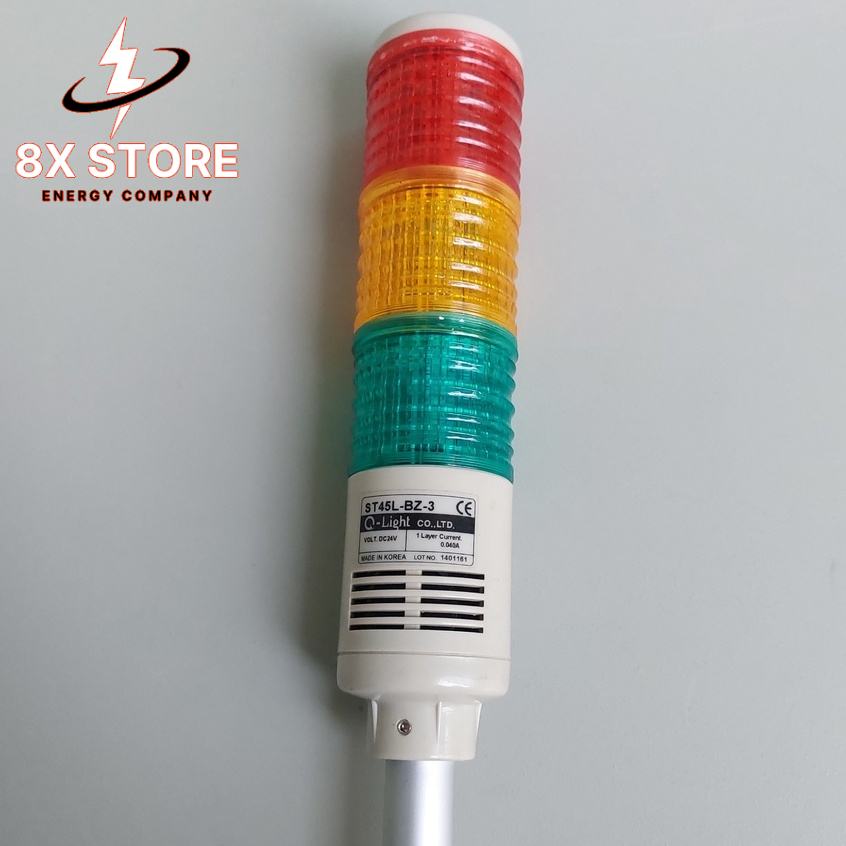 Đèn tầng Đèn tháp LED sáng tĩnh/chớp nháy Ø45mm Ø56mm QLight ST45L-BZ-3 ...