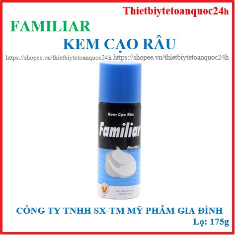 Kem Bọt cạo râu Familiar 150g. | Shopee Việt Nam