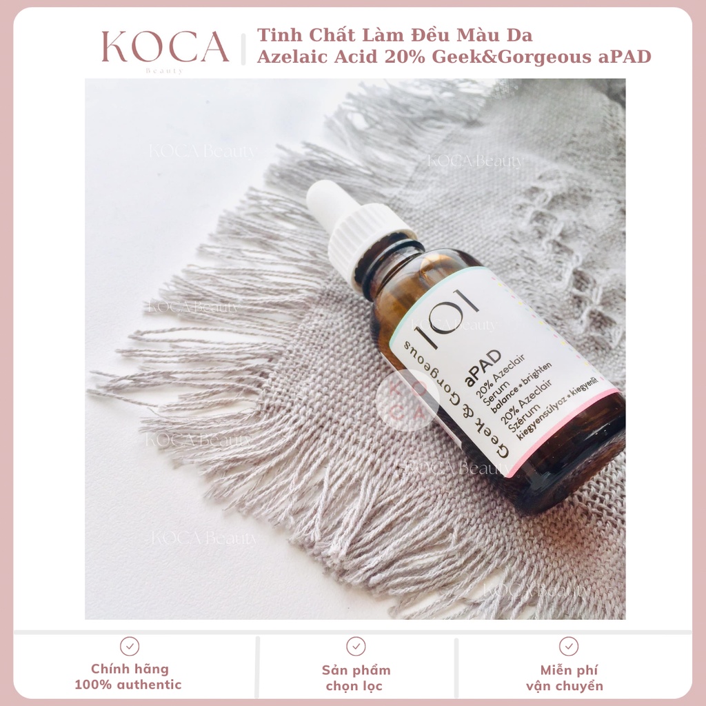 Tinh Chất Làm Đều Màu Da Azelaic Acid 20 aPAD 30ML Shopee Việt Nam