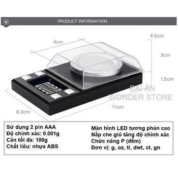 cân 50 gam/0.001 gam Cân Bằng Chính Xác 0.001 Phòng Thí Nghiệm Điện Tử Trọng Lượng Jewelry Libra C