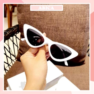 Kính mắt râm mát nữ nam mắt mèo Hottrend mắt kính không độ chống tia UV400 phong cách Hàn Quốc đi chơi đi biển đẹp 201