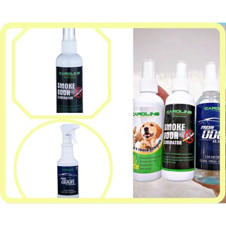 Xịt khử mùi khói thuốc lá CAROLINE 100ml - Sát khuẩn và đem lại mùi hương dễ chịu
