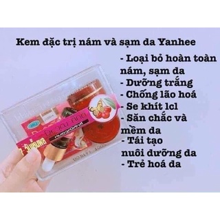 [HÀNG THÁI BAO CHECK] BỘ 5 KEM NAM CHUYEN SÂU THÁI LAN CHERRY ĐỎ