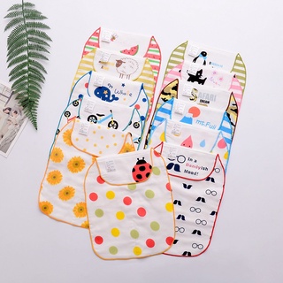 Khăn thấm mồ hôi lưng xuất Nhật 5 lớp sợi tre có hình 21x25 cm