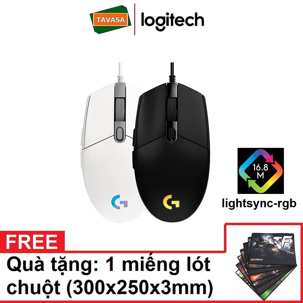 Chuột Game Logitech G102 Gen 2 Lightsync Tặng 1 Lót Chuột Cỡ Lớn Shopee Việt Nam