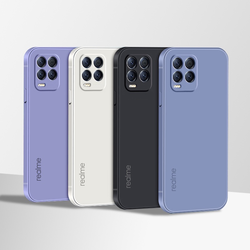 Ốp điện thoại silicon mềm màu sắc ngọt ngào thời trang cho Oppo Realme 8 Pro 4g C20 C20A C11 2021