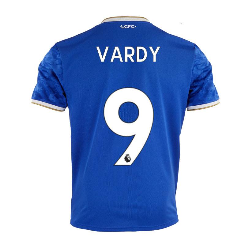 Áo thun bóng đá Leicester City F.C. Premier League 2021-22 - Dáng Rộng với Hình In Cầu Thủ Vardy &amp; Maddison