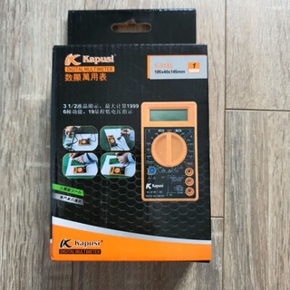 Đồng hồ vạn năng hãng Kapusi Nhật Bản K-9181 dùng đo điện AC, DC có tặng kèm 1 bút thử điện, Bảo hành 12 tháng