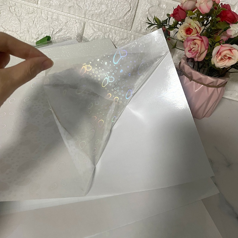 Un * lớp phủ trong suốt cán vinyl a4 kích thước self-adhesive film