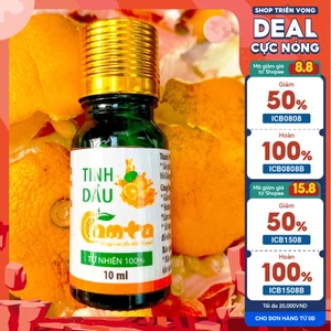 Tinh Dầu Cam 100% Tự Nhiên Không Chất Tạo Hương, Kích Mùi. Dùng Thơm Phòng, Treo Xe OtO Lọ 10ml