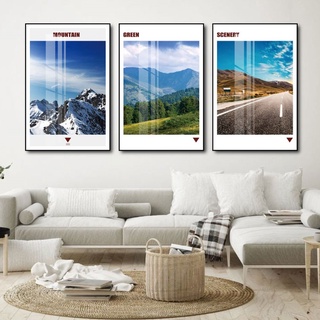 Tranh Treo Tường Thiên Nhiên Tươi Đẹp - Tranh Phong Cảnh Treo Phòng Khách, Phòng Ngủ Laminate Tráng Gương