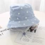 Mũ vành bucket đi biển cho bé 0-4 tuổi tai cụp hình sao (đội 2 kiểu) ShinHome
