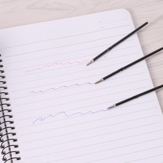 100Pcs 0.7mm Ballpoint Pen Refill Black Blue Red Stationery School Office Supply