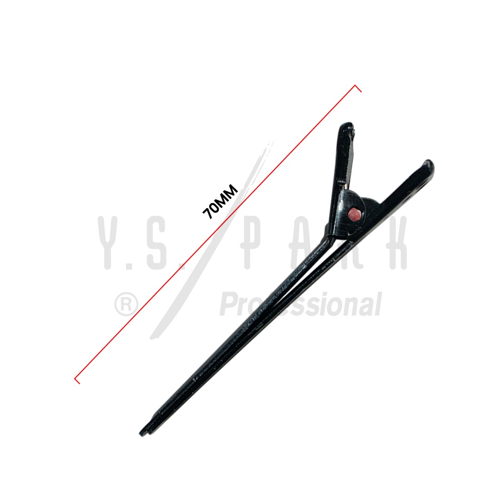 Ảnh Kẹp mỏ vịt làm tóc YS PARK CLIP-M chất liệu nhôm chống gỉ kháng hóa chất size M - hàng chính hãng Made in Japan 2