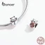 Hạt charm Bamoer bằng bạc 925 hình mèo may mắn trang trí vòng tay
