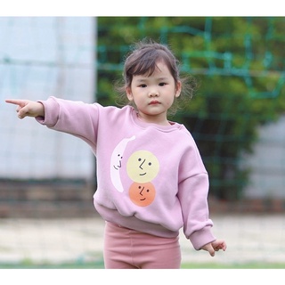 Áo nỉ hoodie trẻ em BATALA KIDS, áo nỉ cho bé gái hồng in hình họa tiết họa tiết dày dặn cho bé từ 9-25kg