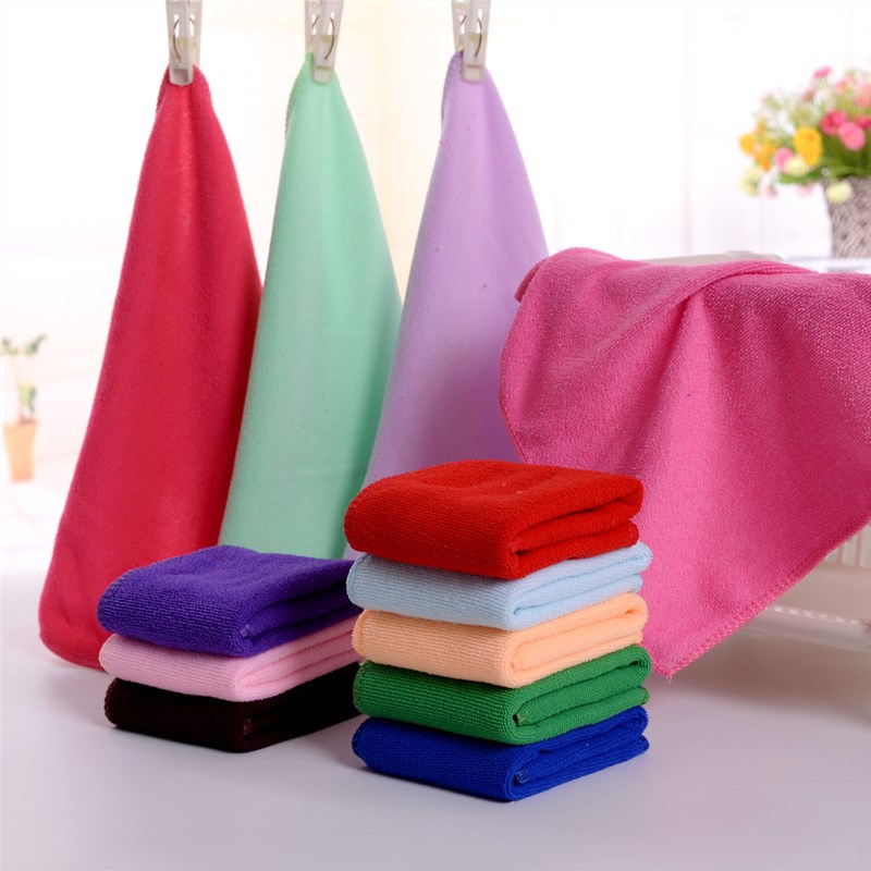 Khăn Vi Sợi 25x25cm Vệ Sinh Đa Năng Tiện Dụng