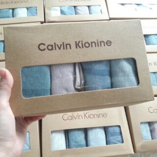 Hộp 4 chiếc quần lót nam - quần boxer Calvln kionine