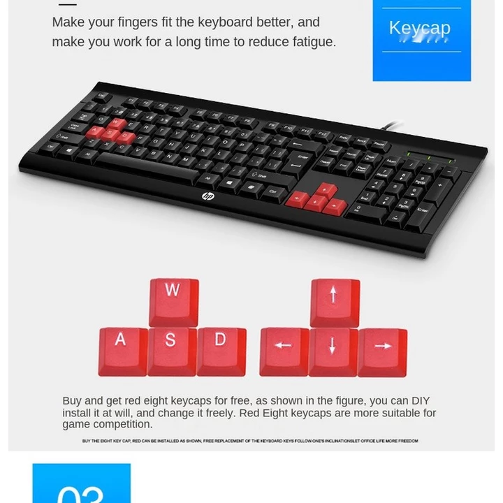 HP Keyboard & Mouse Combo – 7