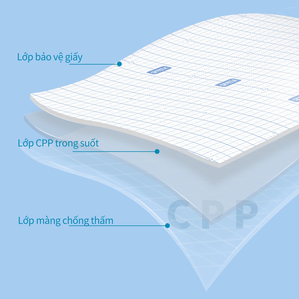 Decal bọc vở trong suốt Deli - 10 chiếc - Chống nước, chống bụi - Phù hợp với nhiều loại sách vở cho học sinh các cấp