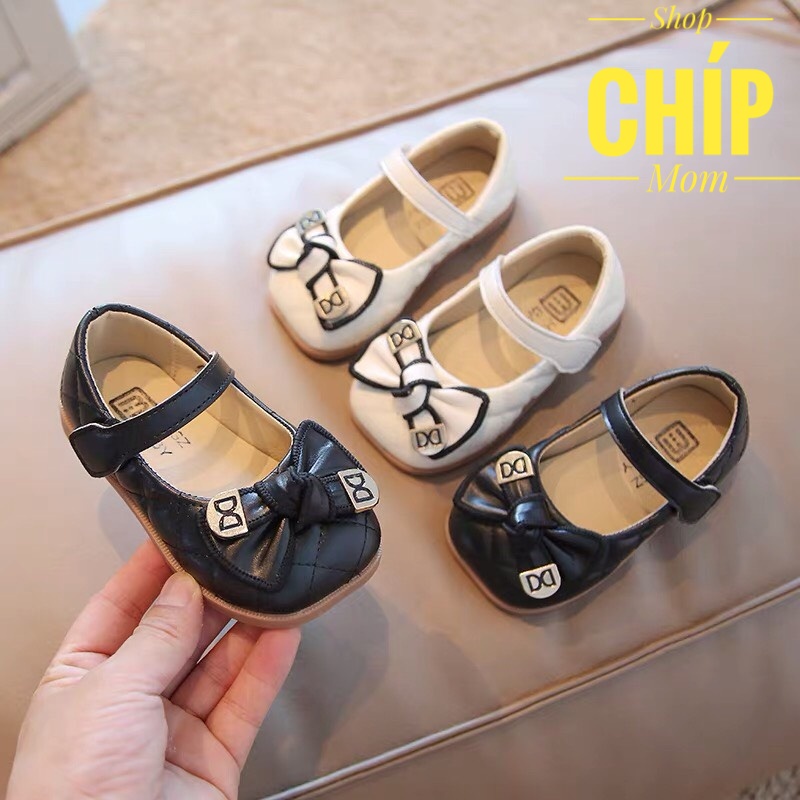 giày búp bê bé gái gày bệt cho bé đi học, đi chơi da mềm MG baby  nơ xinh xắn thời trnag thu đông siêu nhẹ QCCC V207
